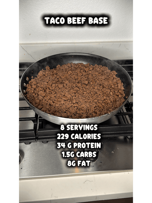 Ground Beef Taco Base